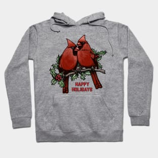 Happy Holigays Cardinals Hoodie